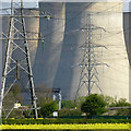 Pylons and cooling towers