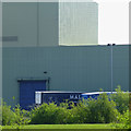 HGV trailers at The East Leake Gypsum works