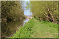 On the towpath, Grantham Canal