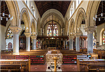 SO8505 : St Lawrence's church interior, Stroud by Mike Searle