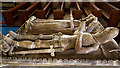 ST6899 : St Mary's church, Berkeley: Berkeley monument (detail 1) by Mike Searle