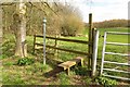 Stile on the footpath