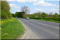 The A60 south of Ruddington