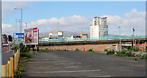 J3474 : Bridge End Towers site, Belfast - April 2014(1) by Albert Bridge