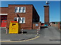 SM9415 : Fire station tower, Haverfordwest by Jaggery