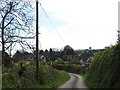 Houses and farm buildings above the Carrivekeeny Road