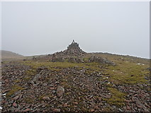NN1894 : Summit cairn - Meall na h-Eilde by Richard Law
