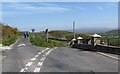 The junction of Seavers Road and Bernish Road below Ballymacdermot  Mountain