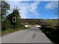 Traffic light on approach to Whitney on Wye toll bridge