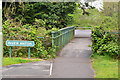 Footbridge over the River Anton