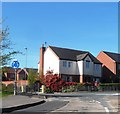 Housing on the edge of Desford Village