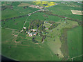 Tabley House from the air