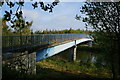 Footbridge over the River Aire near Methley