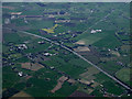 M56 motorway from the air