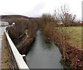 Afon Cynon upstream from the A4059 in Cwmbach