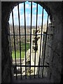 Crookston Castle: window of uppermost room