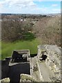 Crookston Castle: view from rooftop