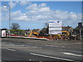 Construction on the site of the former Elizabethan pub