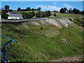 Side view of the road to Trefil Quarries