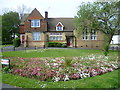 Houses next to The Green at Farnborough