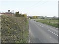 Looking northeast along Sneating Hall Lane (B1014)