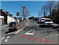 Exit road from Haverfordwest railway station