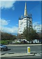 Under Wraps - The Tower of Holy Trinity Church, Banbridge