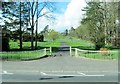 Entrance to the drive of a villa off Newry Road