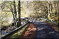 NS0390 : Road bridge below Kilbridemore by Alan Reid