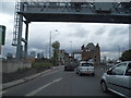 The southern approach to Blackwall Tunnel