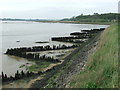 TM3041 : Old River Bank Defences by Keith Evans