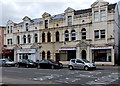 Row of businesses, Alexandra Road, Swansea