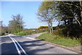 NO8389 : Road junction near Mowtie by Stanley Howe