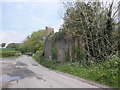 Abutment, former Allerford railway bridge