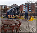 Half a swingbridge span in Swansea