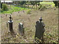 Overgrown cemetery at Blaenavon