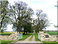 Driveway to Dalton Fields