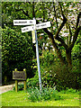 TM4195 : Roadsign on Pound Lane by Geographer