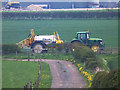 Crop spraying at Greystone Farm