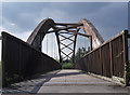 Wooden footbridge