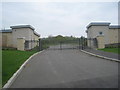 Entrance to new cemetery