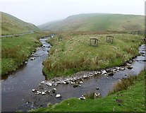 NT8210 : The confluence of Buckham's Walls Burn and the River Coquet by Russel Wills