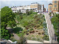 View of Southend Cliff Gardens from the top of the lift down to Western Esplanade