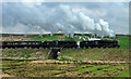 NX1670 : 44871 & 45407 Leave Glenwhilly by Mary and Angus Hogg