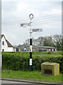 Fingerpost, Main Street/Cropwell Road, Langar