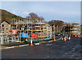 NT4935 : Borders Railway construction works in Galashiels by Walter Baxter