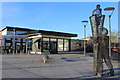 Sculpture at Alloa Station