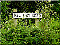 TM4585 : Rectory Road sign by Geographer