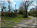 Public footpath on the south side of Narberth Road, Haverfordwest