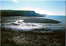 TV5197 : View of the new mouth of the River Cuckmere at Cuckmere Haven by Andrew Diack